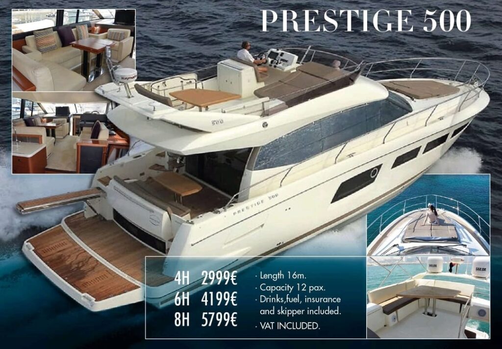 Prestige 500 - Yacht Charter Marbella